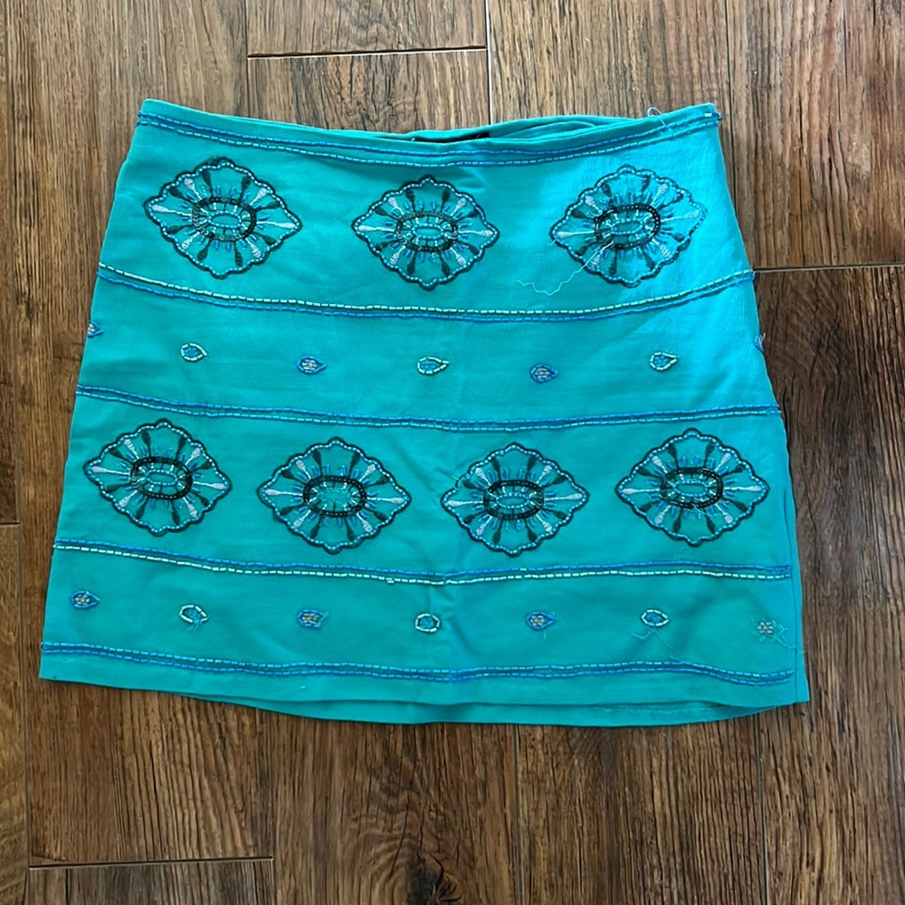 Zara Embellished Mini Skirt